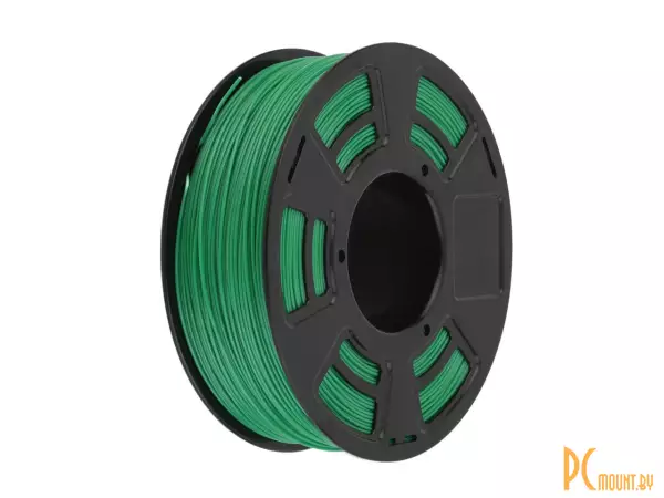 PLA Пластик для 3D печати (филамент) в катушках, 3D Printing Filament PLA Green (Зеленый), 1,75mm, 1kg
